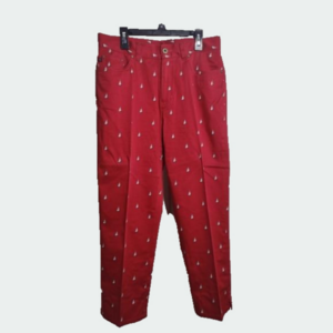 Ralph Lauren red nautical sailboat pants